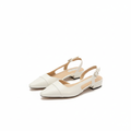 Women's Ballet Flats with Pointed Toe and Square Heel