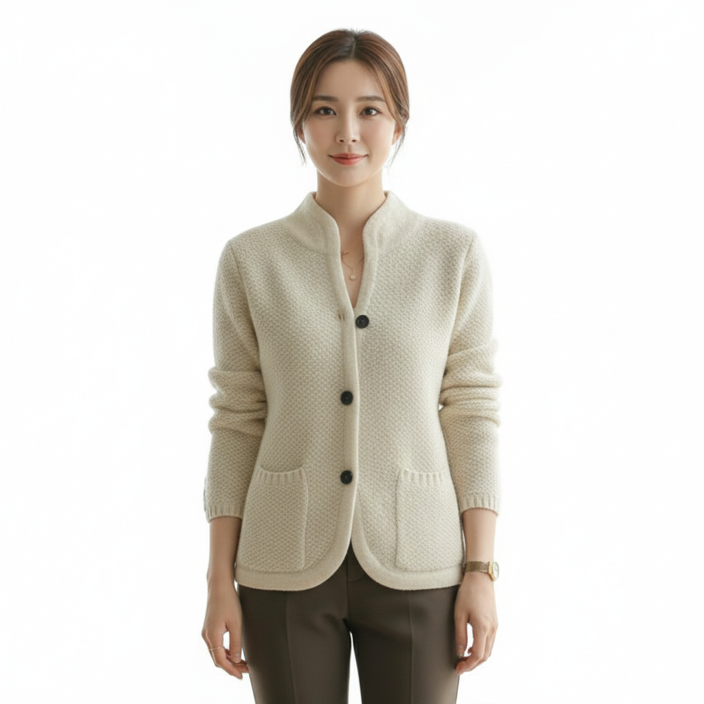 Women's Cardigan with Soft and Refined Style