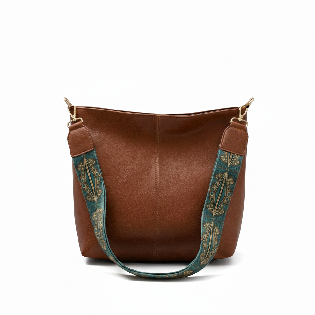 Women's Shoulder Bag Made of Vintage Leather