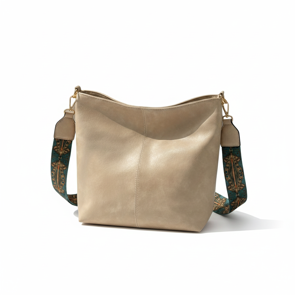 Women's Shoulder Bag Made of Vintage Leather
