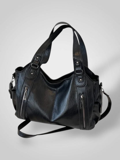 Savannah Women's Faux Leather Shoulder Bag, view 12