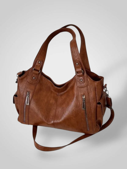 Savannah Women's Faux Leather Shoulder Bag, view 10
