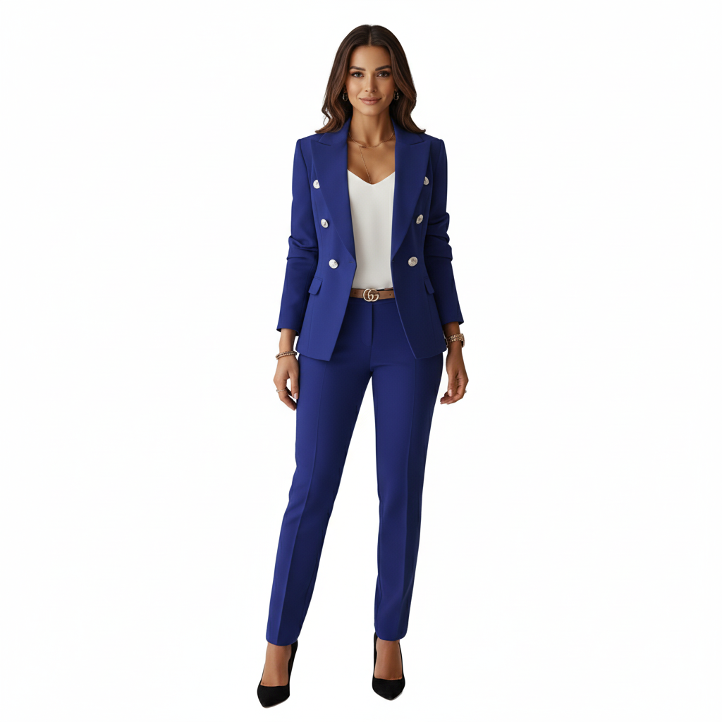 Women's Suit with Blazer and Tailored Pants