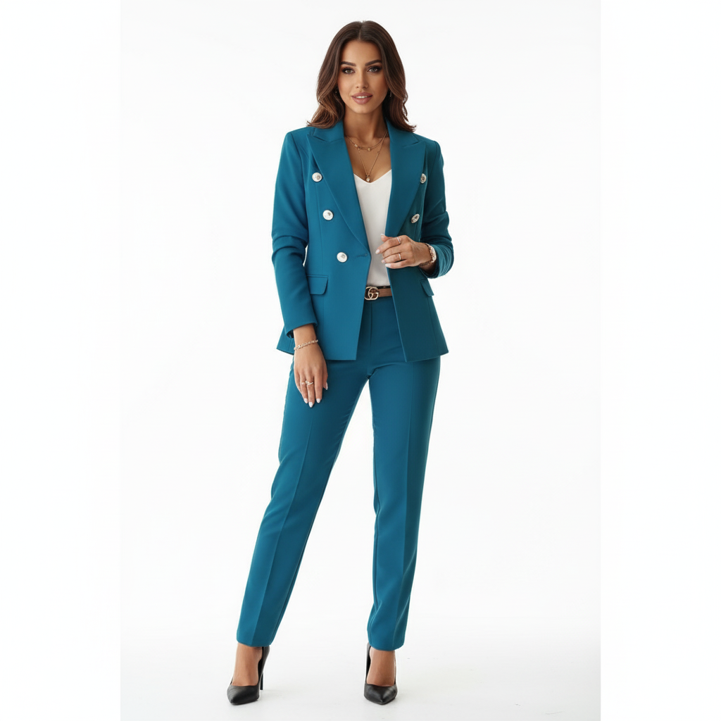 Women's Suit with Blazer and Tailored Pants