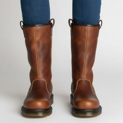 Verity Women's Lined Leather Boots, view 2