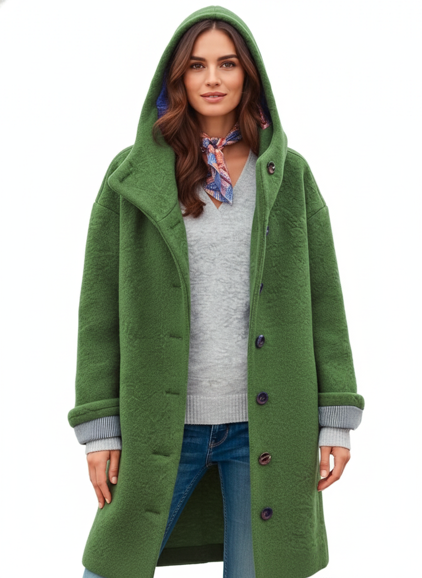 Women's Coat Made of Wool for Winter