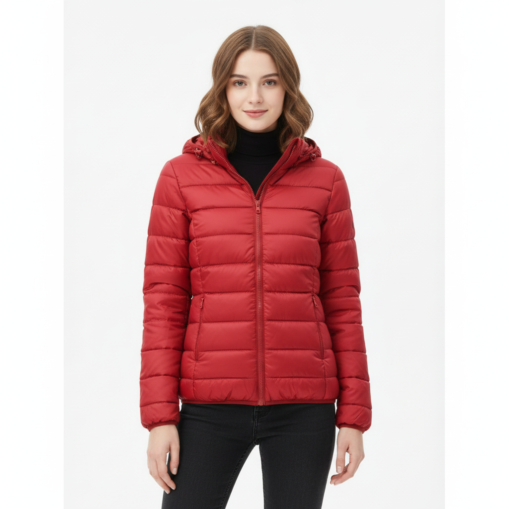 Women's Ultralight Waterproof Jacket with Removable Hood