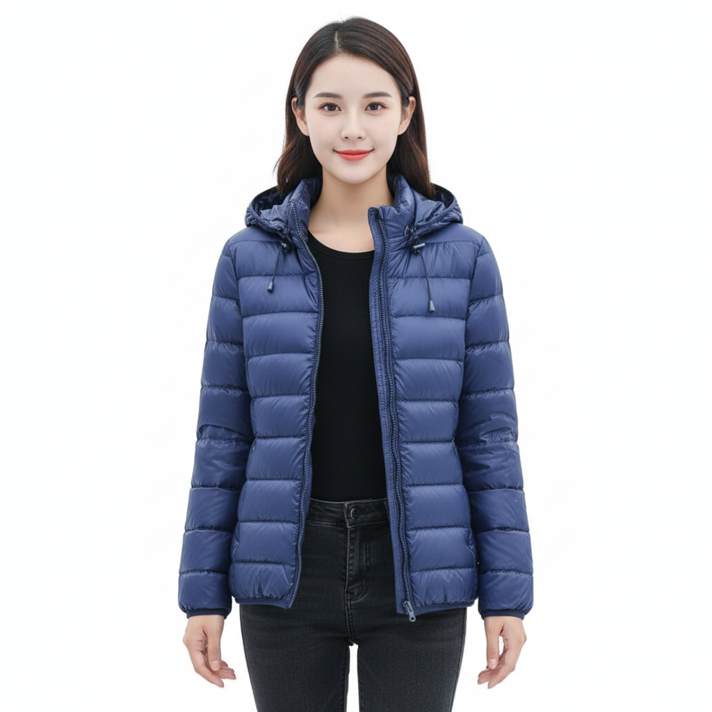 Women's Ultralight Waterproof Jacket with Removable Hood