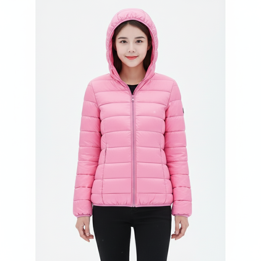 Women's Ultralight Waterproof Jacket with Removable Hood