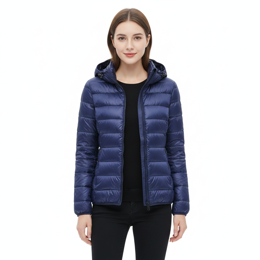 Women's Ultralight Waterproof Jacket with Removable Hood