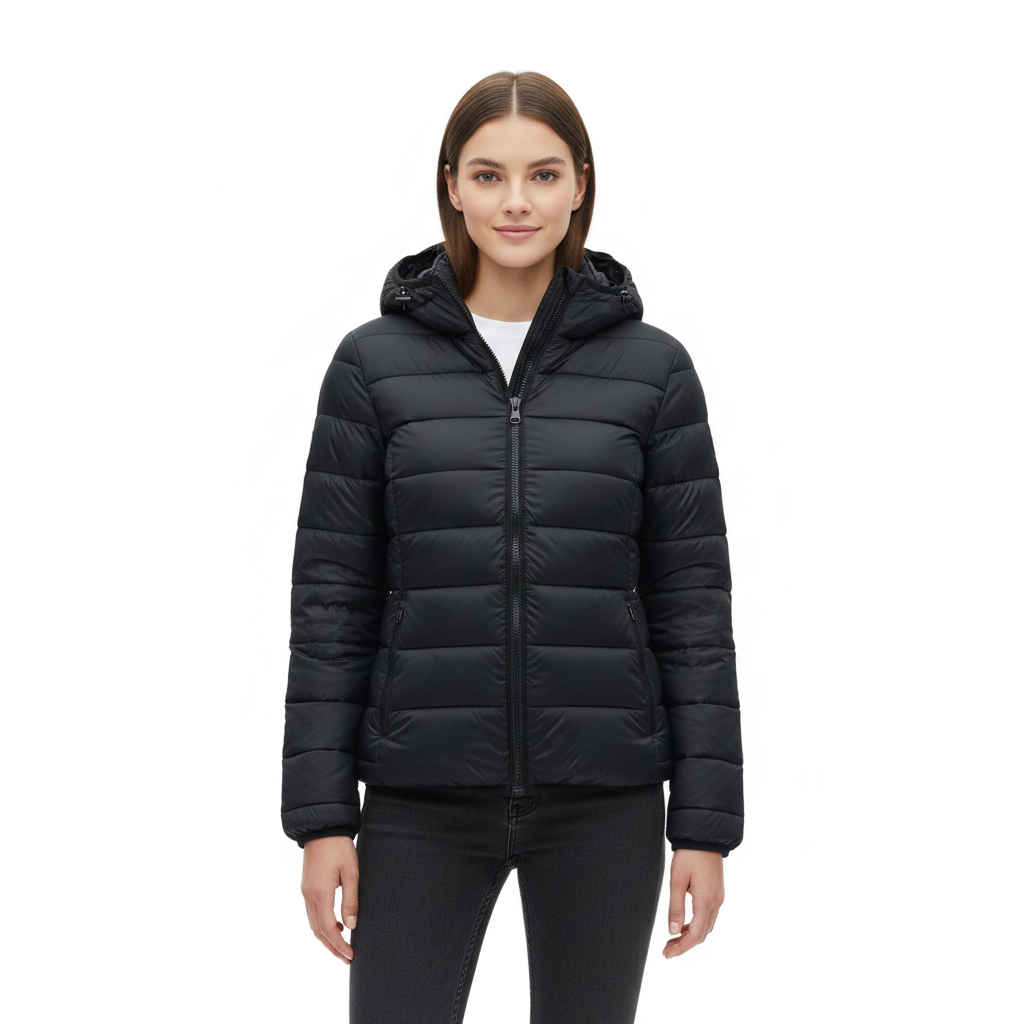 Women's Ultralight Waterproof Jacket with Removable Hood
