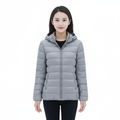 Women's Ultralight Waterproof Jacket with Removable Hood