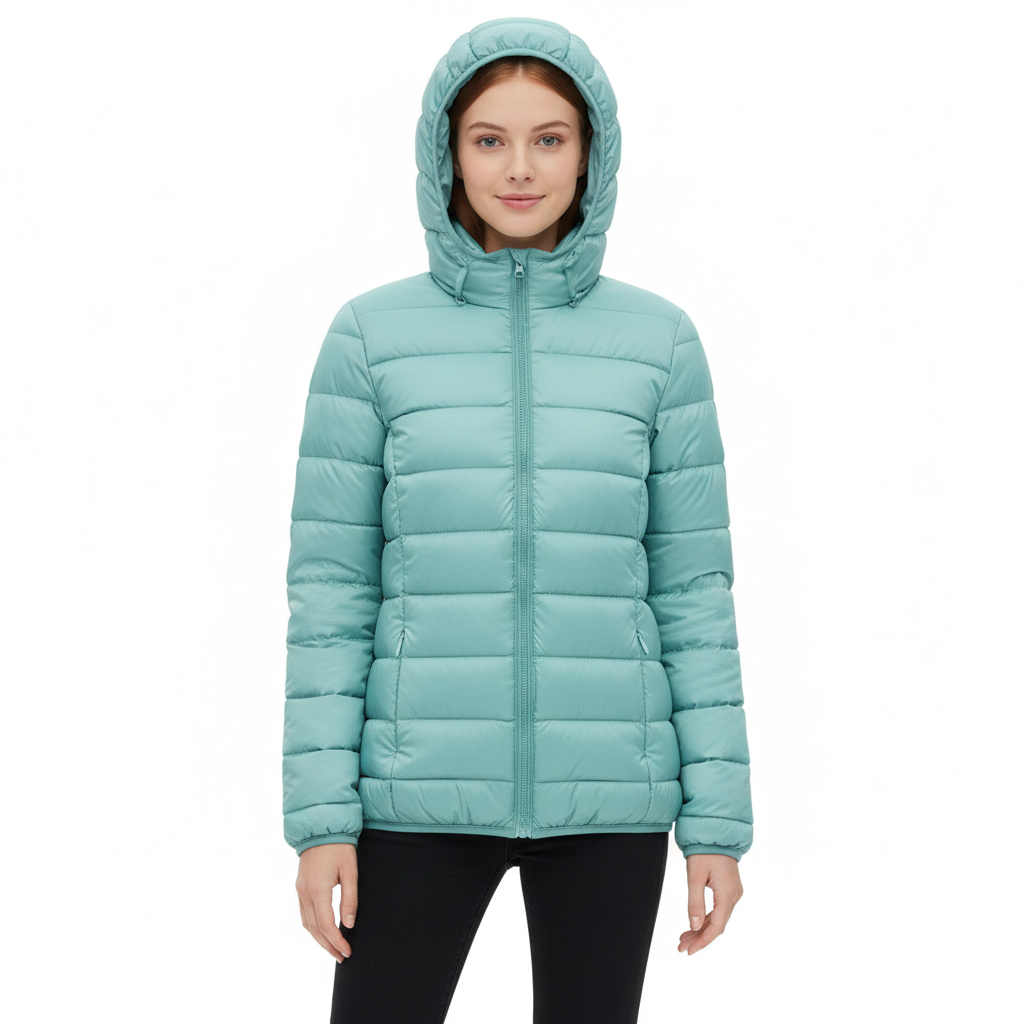 Women's Ultralight Waterproof Jacket with Removable Hood