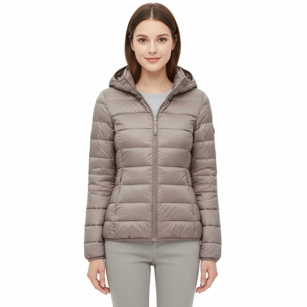 Women's Ultralight Waterproof Jacket with Removable Hood