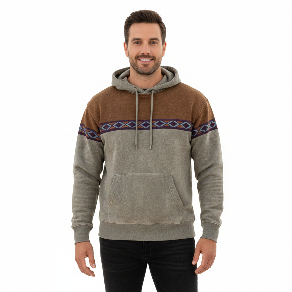 Men's Vintage Sweater with Long Sleeves in Timeless Style