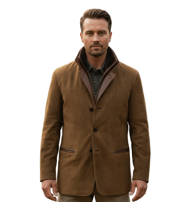 Men's Vintage Leather Jacket with Timeless Style