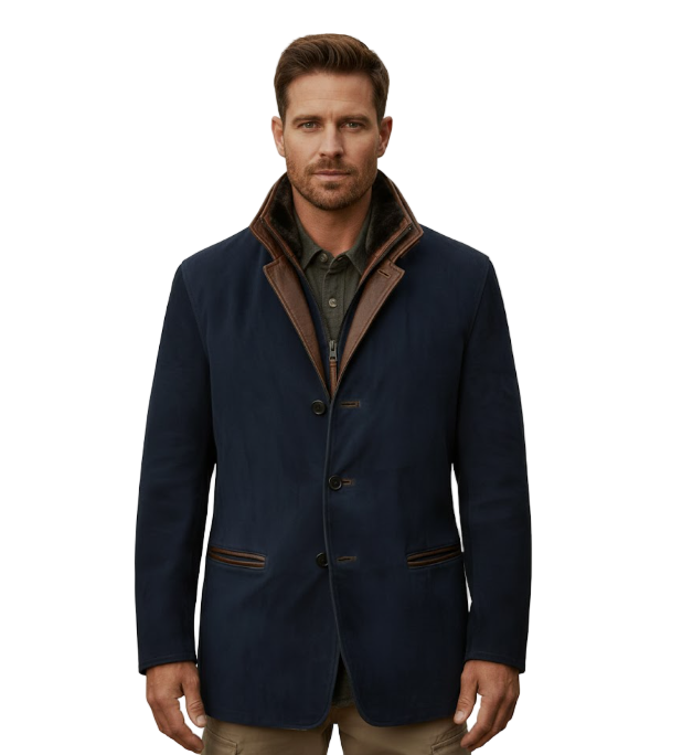 Men's Vintage Leather Jacket with Timeless Style