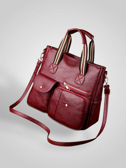 Lumi Women's Retro Removable Strap Handbag, view 3