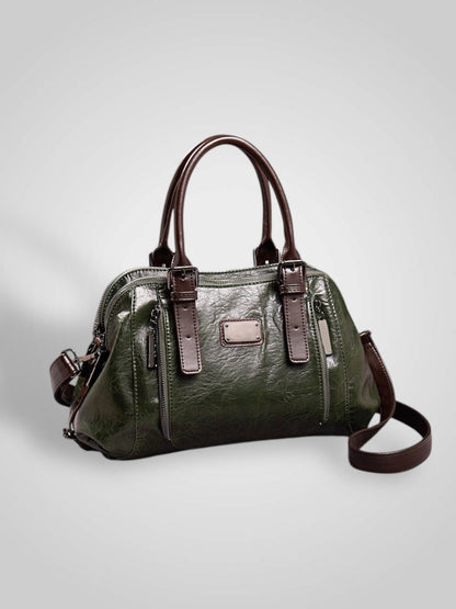 Villa Women's Plain Leather Handbag, view 6
