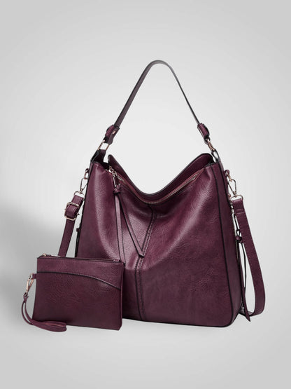 Souf Women's Faux Leather Hobo Bag, view 4