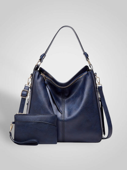 Souf Women's Faux Leather Hobo Bag, view 3