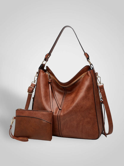 Souf Women's Faux Leather Hobo Bag, view 1