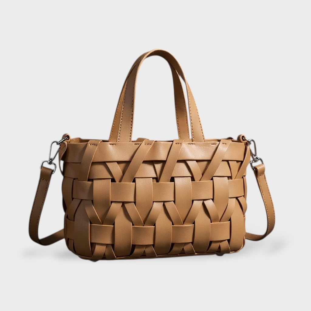 Annita Women's Woven Top Handle Handbag, view 8