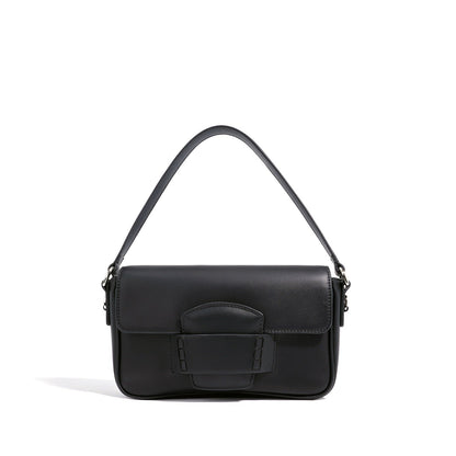Ismene Women's Leather Flap Shoulder Bag, view 4