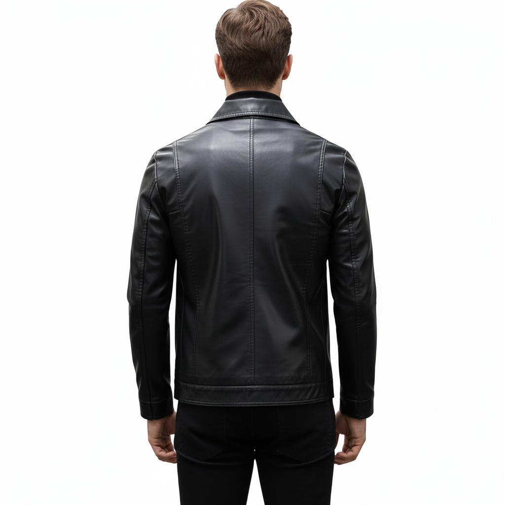 Men's Leather Jacket with Timeless and Durable Style