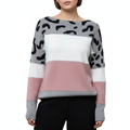 Women's Hoodie in Leopard Print Fleece