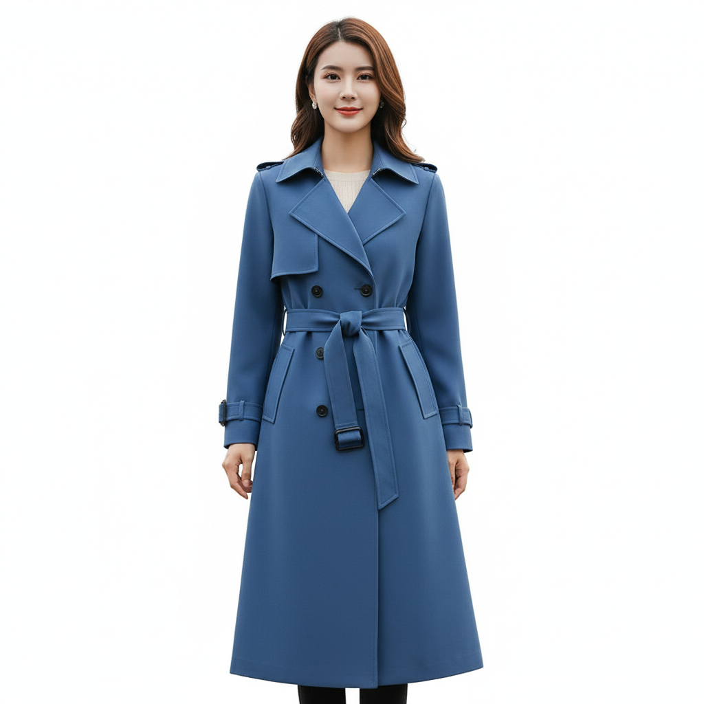Women's Long Trench Coat for Every Season