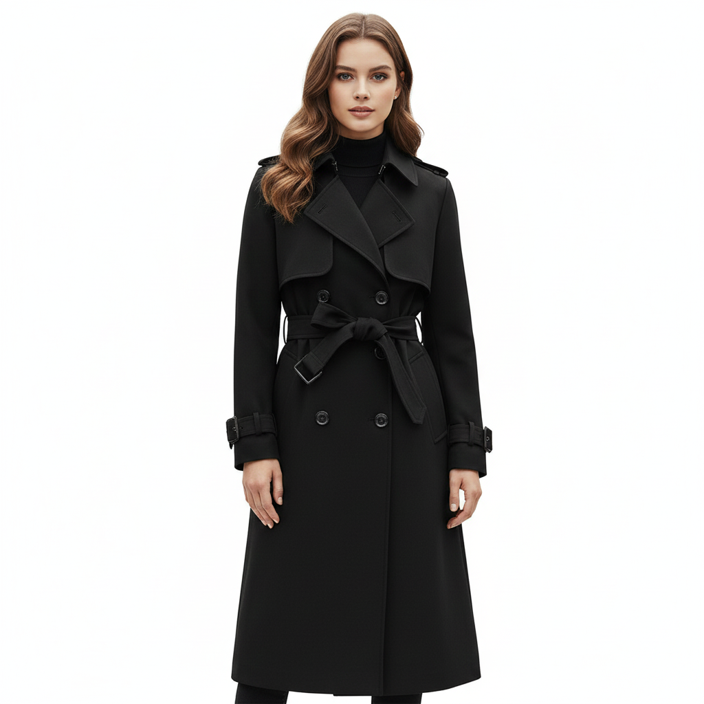 Women's Long Trench Coat for Every Season