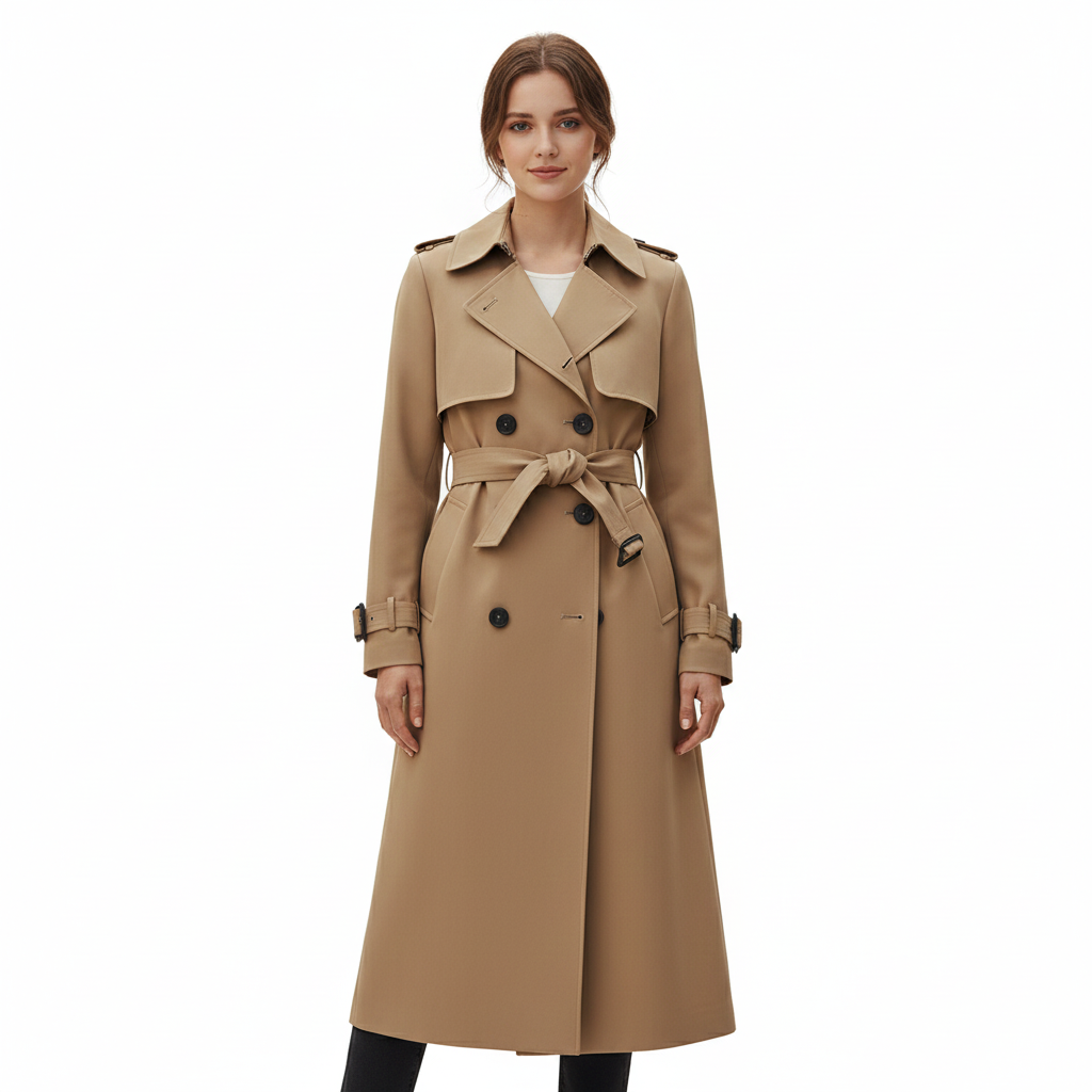 Women's Long Trench Coat for Every Season