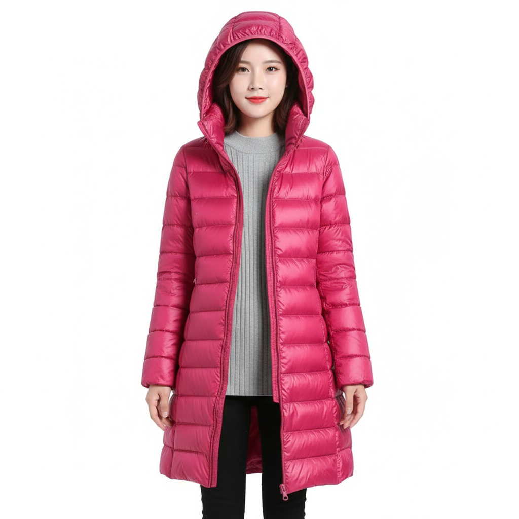 Women's Ultralight Waterproof Jacket with Removable Hood