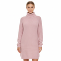 Women's Sweater Dress with Long Sleeves