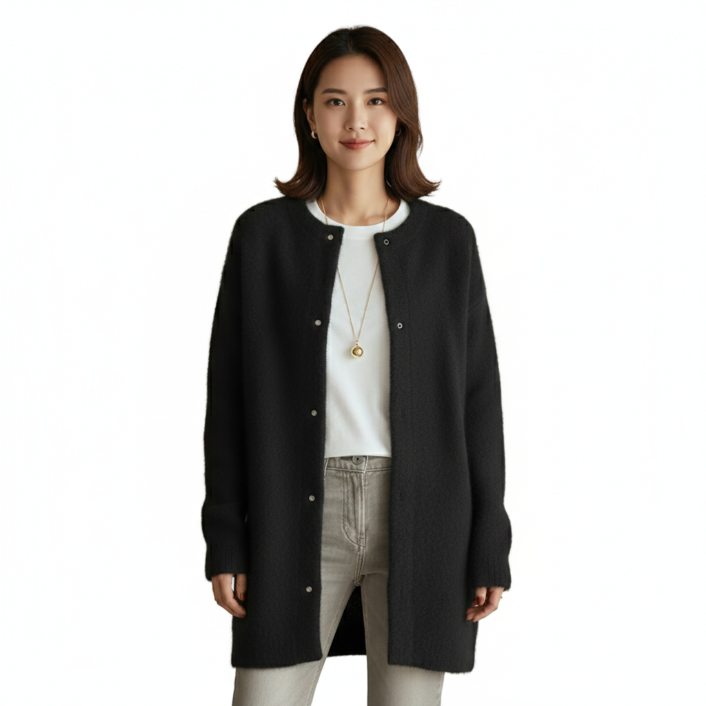 Women's Cardigan with High-Quality Knit