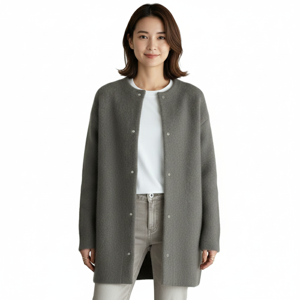 Women's Cardigan with High-Quality Knit