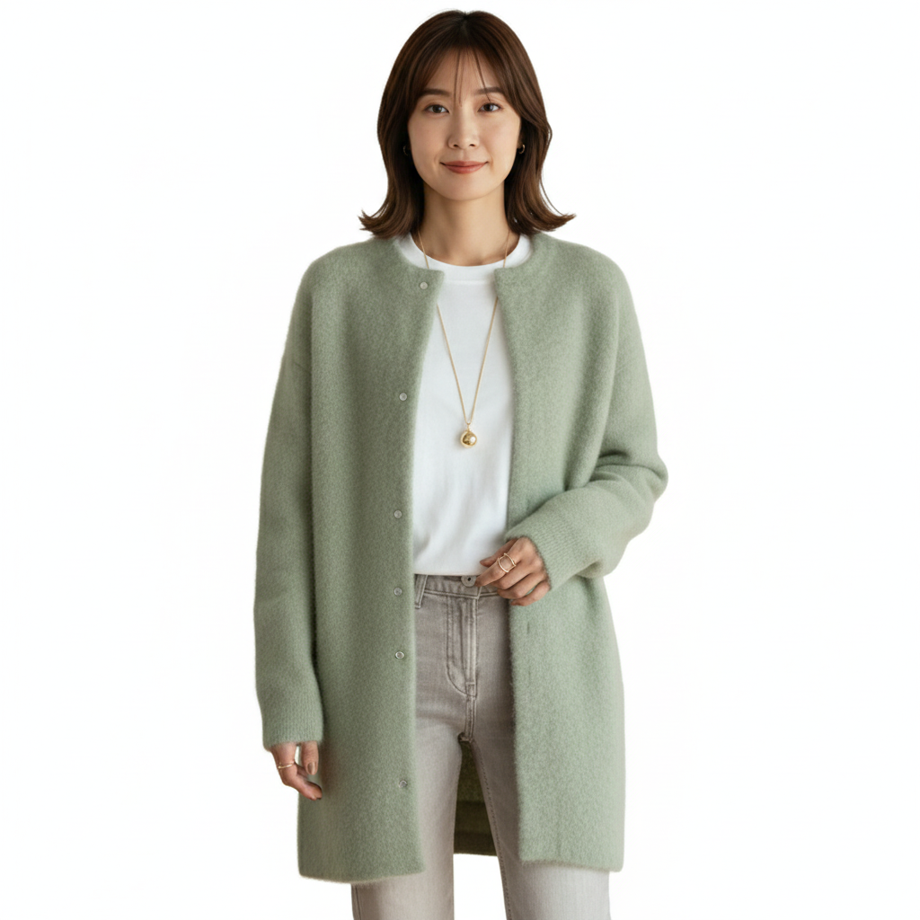 Women's Cardigan with High-Quality Knit