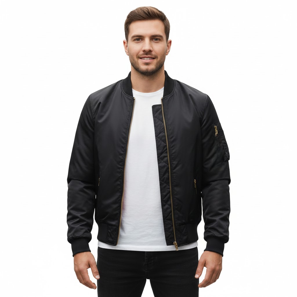 Men's Pilot Jacket with Timeless Style