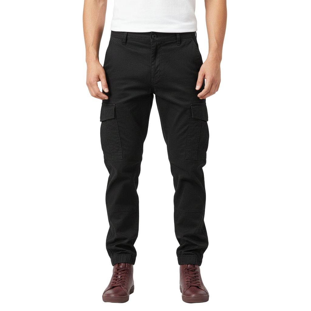 Men's Stretch Cargo Pants with Spandex