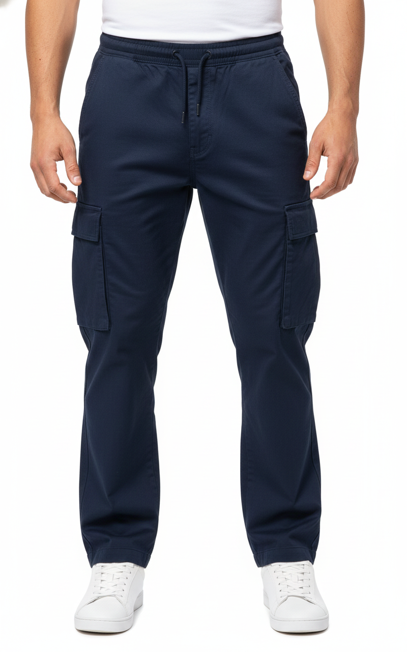 Men's Cargo Pants with Wide Legs