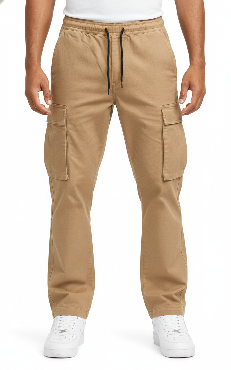 Men's Cargo Pants with Wide Legs