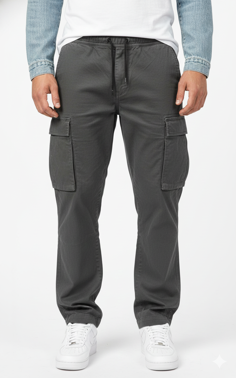 Men's Cargo Pants with Wide Legs