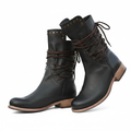 Women's Ankle Boots with Durable Natural Leather