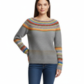 Women's Long Sleeve Retro Autumn Sweater