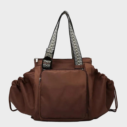 Ezra Women's Woven Strap Tote Bag, view 3
