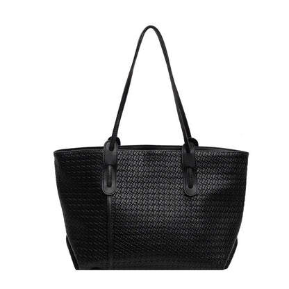 Arden Women's Woven Open Top Tote Bag, view 4