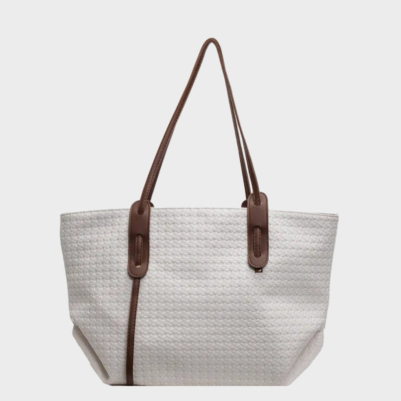 Arden Women's Woven Open Top Tote Bag, view 3