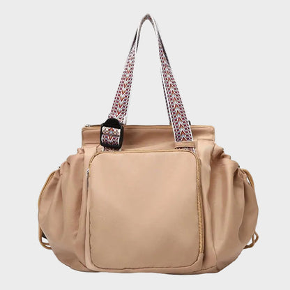 Ezra Women's Woven Strap Tote Bag, view 4
