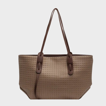 Arden Women's Woven Open Top Tote Bag, view 2